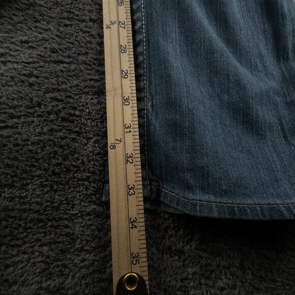 Big Star Sweet Boot Ultra Low Rise Denim Jeans Women Blue 28L Cotton Blend - Picture 11 of 16